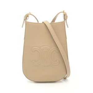 Celine Eloise Mobile Shoulder Bag Beige Leather